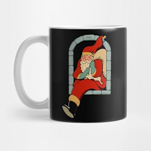 Santa running Mug